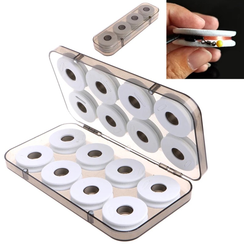 Fishing Line Box - 8/16Pcs Translucent Fishing Tackle Box Magnetic