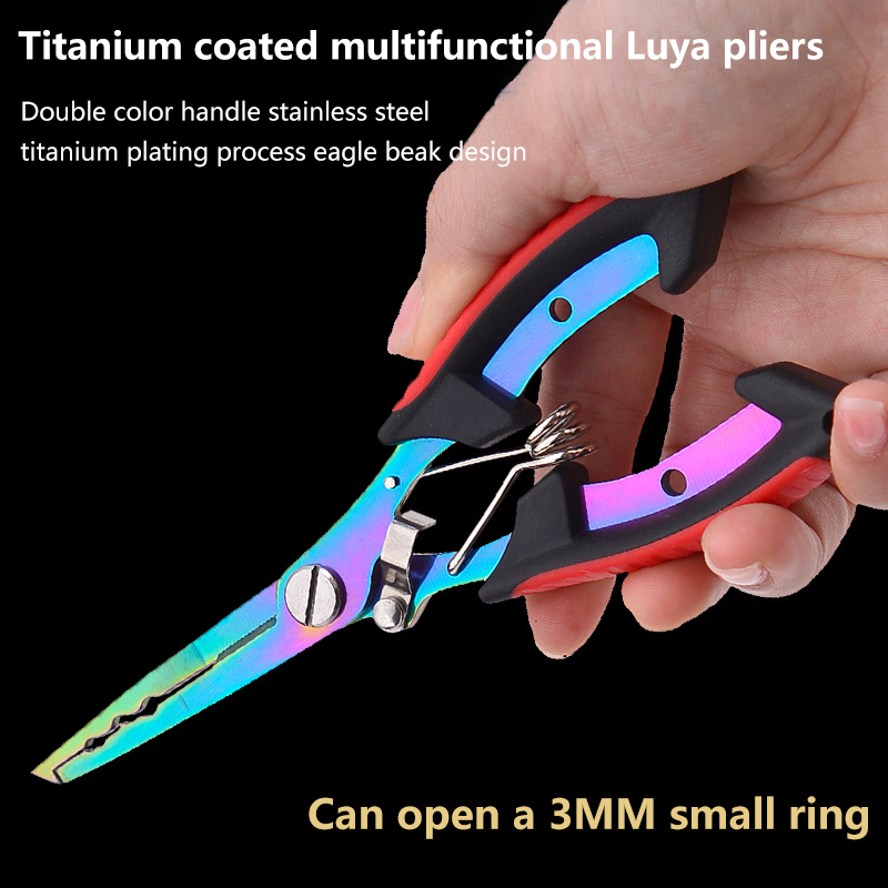 Fishing Line Cutter - 【xxx】Multi-functional Fishing Pliers Anti-Slip Stainless Steel