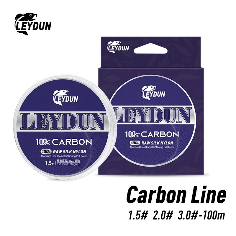 Copolymer Line - LEYDUN 100% Carbon Fishing Lines 100m