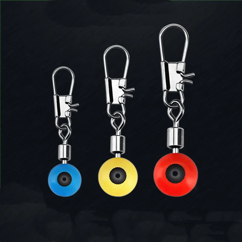 Saltwater Line - 20pcs Fishing Line Hook Swivels Shank