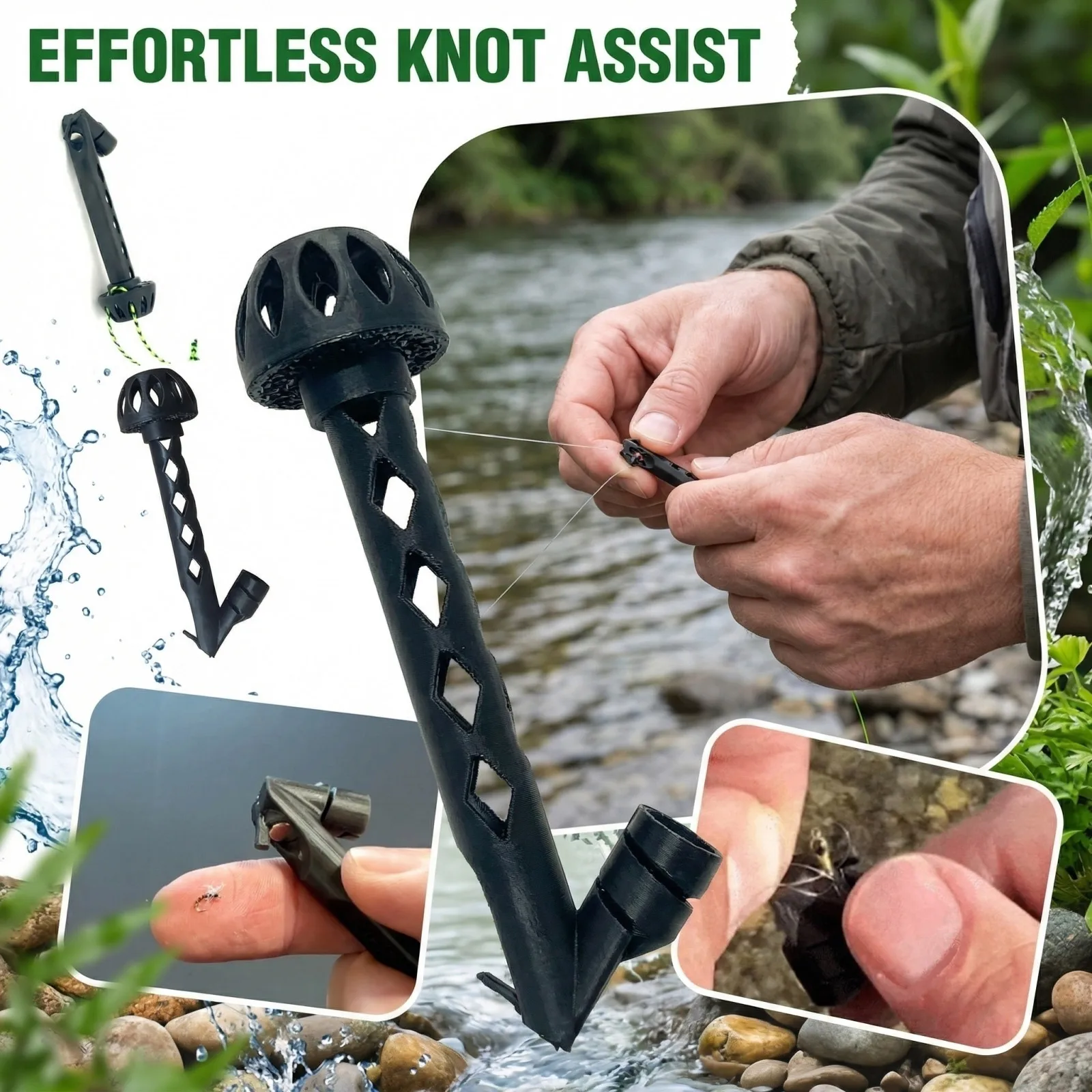 Magnetic Knot Tying Tool Flyin - огляд і ціна Fishing Line Winder