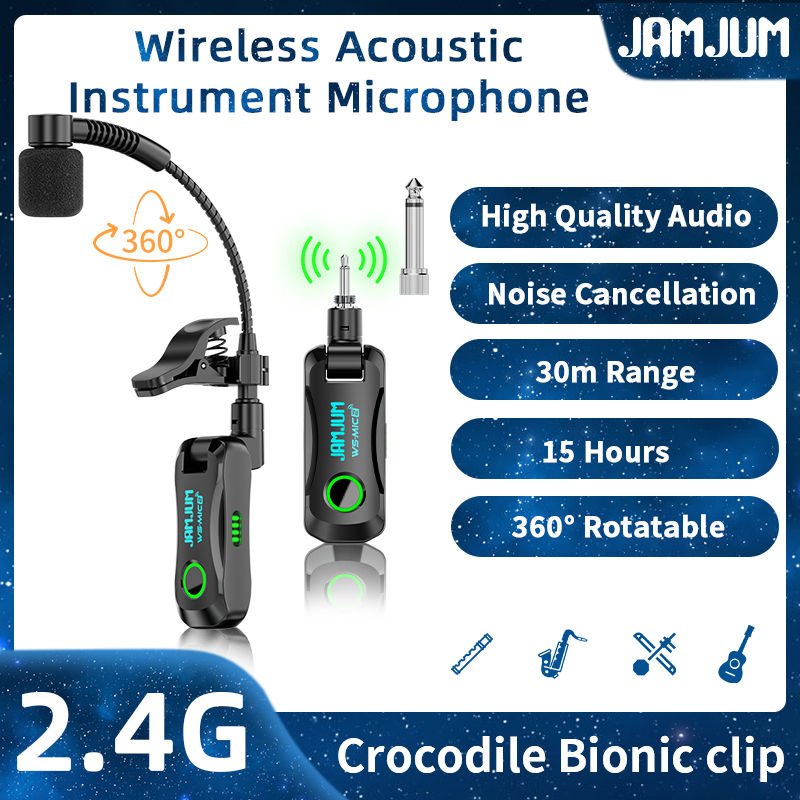 JAMJUM WS-MIC2 Wireless Saxoph - огляд і ціна Tippet Line