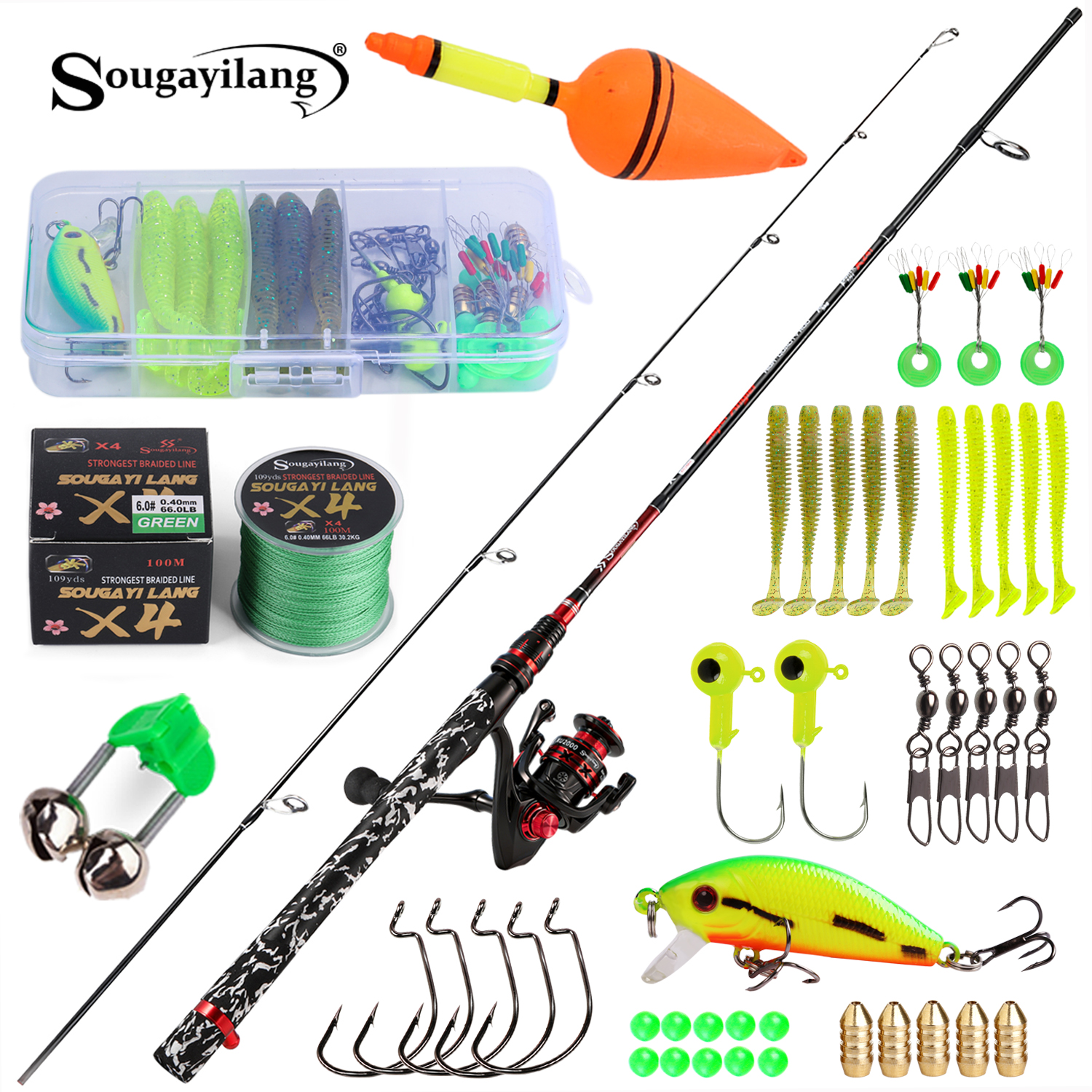 Sougayilang Spinning Fishing R - огляд і ціна Freshwater Line