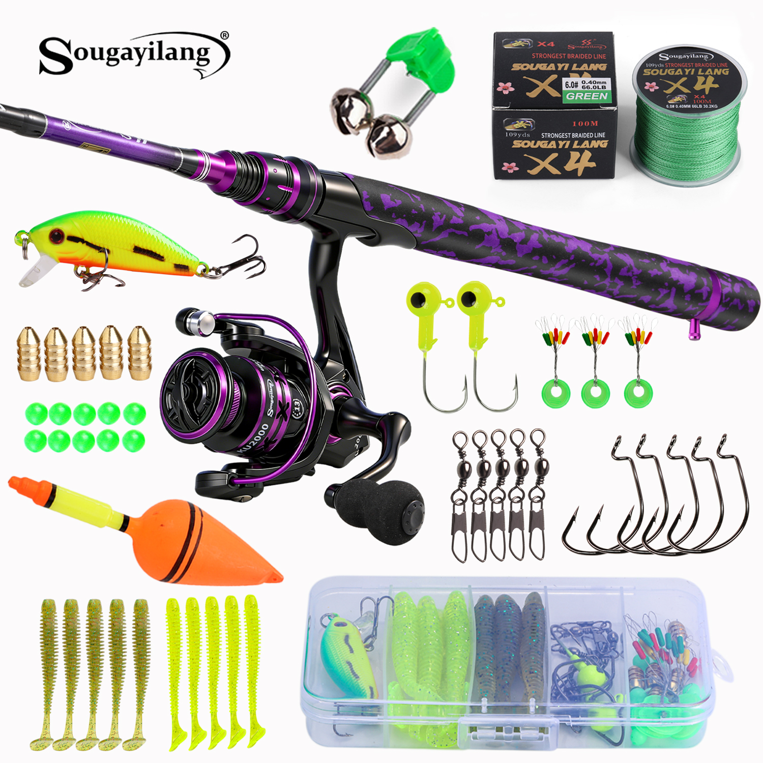 Sougayilang Spinning Fishing R - огляд і ціна Freshwater Line