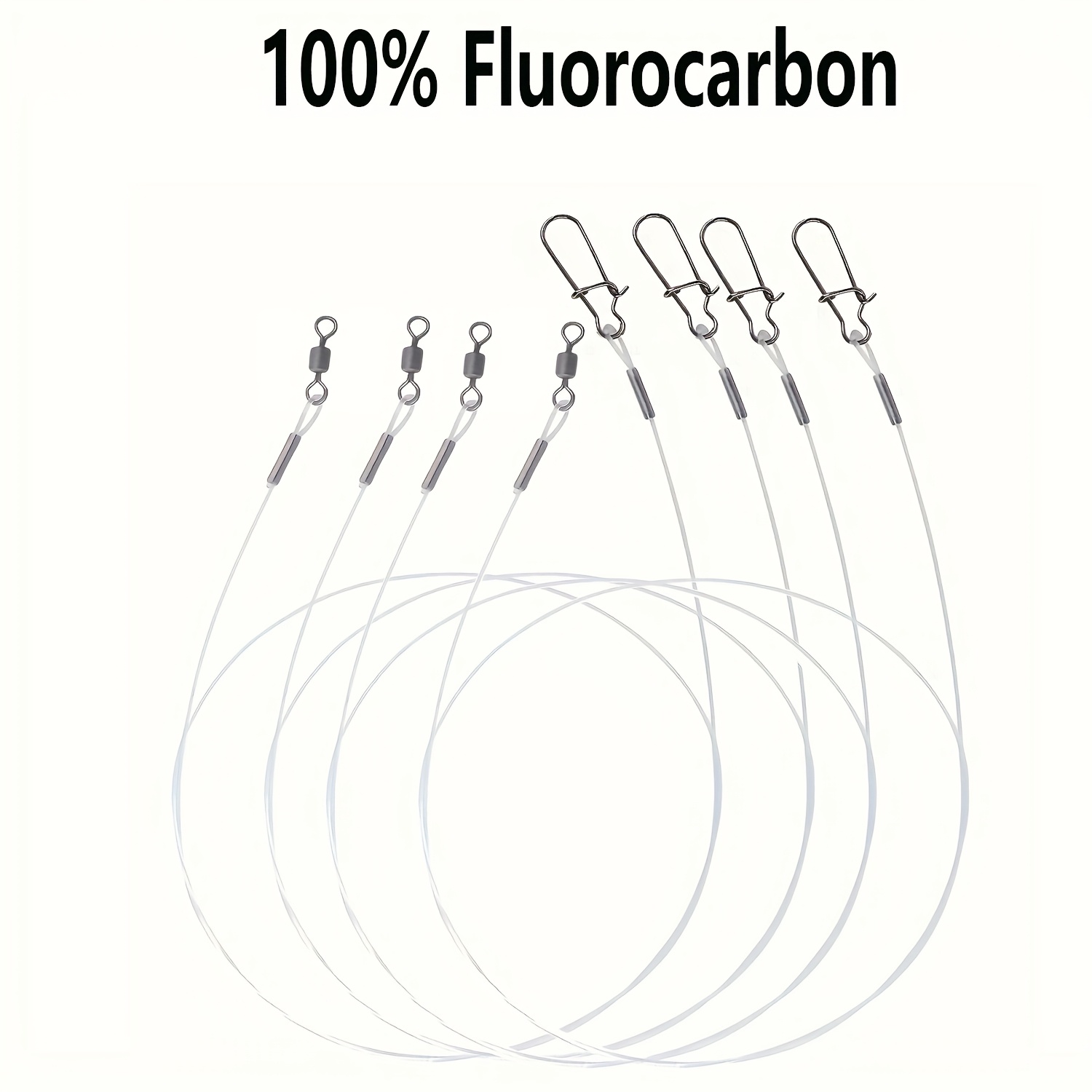 12Pcs 100% Fluorocarbon Fishin - огляд і ціна Fluorocarbon Line