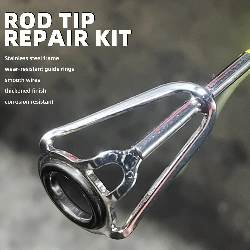Rod Tip Repair Kit 10pcs Fishi - огляд і ціна Saltwater Line