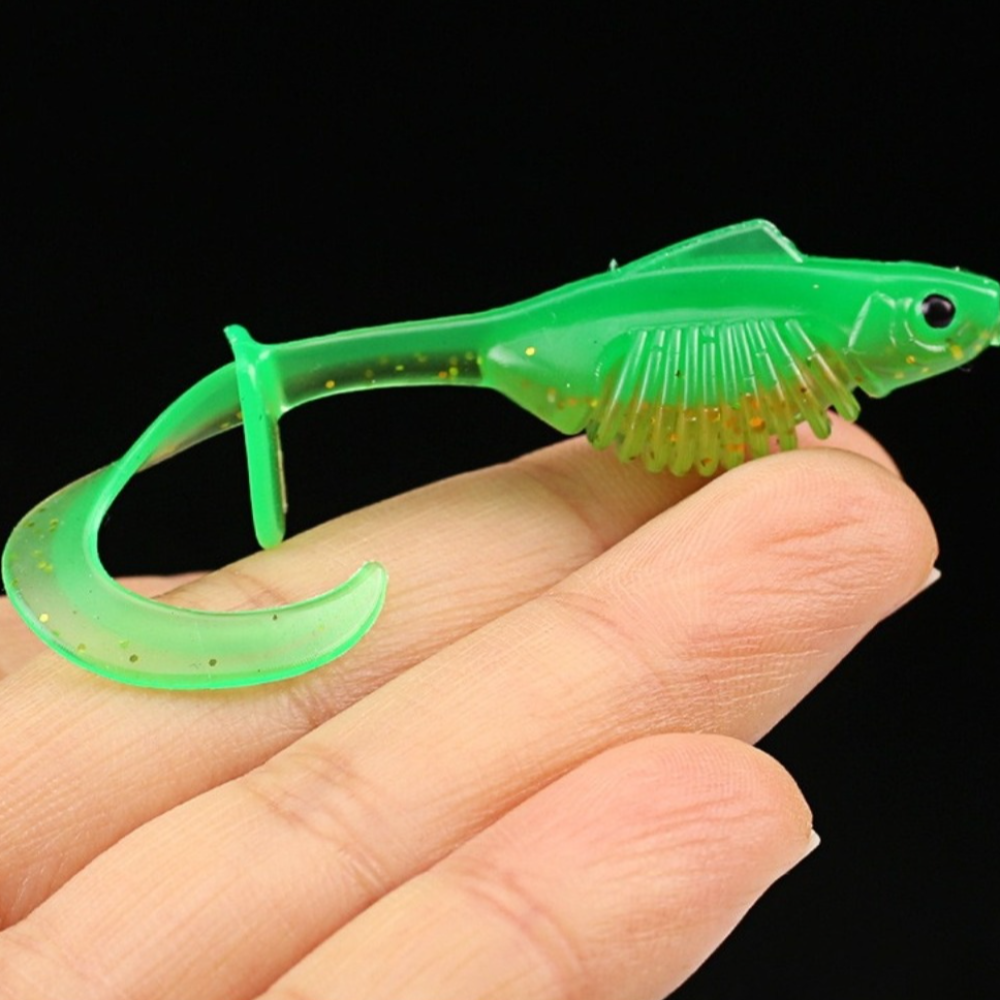 10PCS PVC Fishing Soft Lures 6 - огляд і ціна Ice Fishing Line