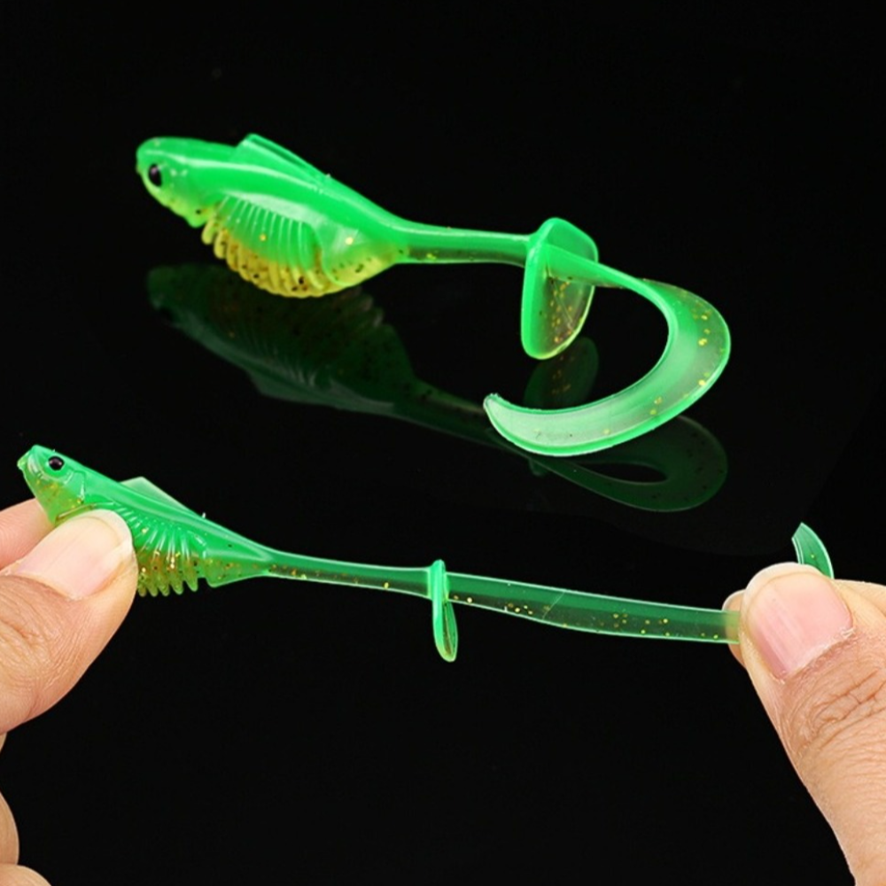 10PCS PVC Fishing Soft Lures 6 - огляд і ціна Ice Fishing Line