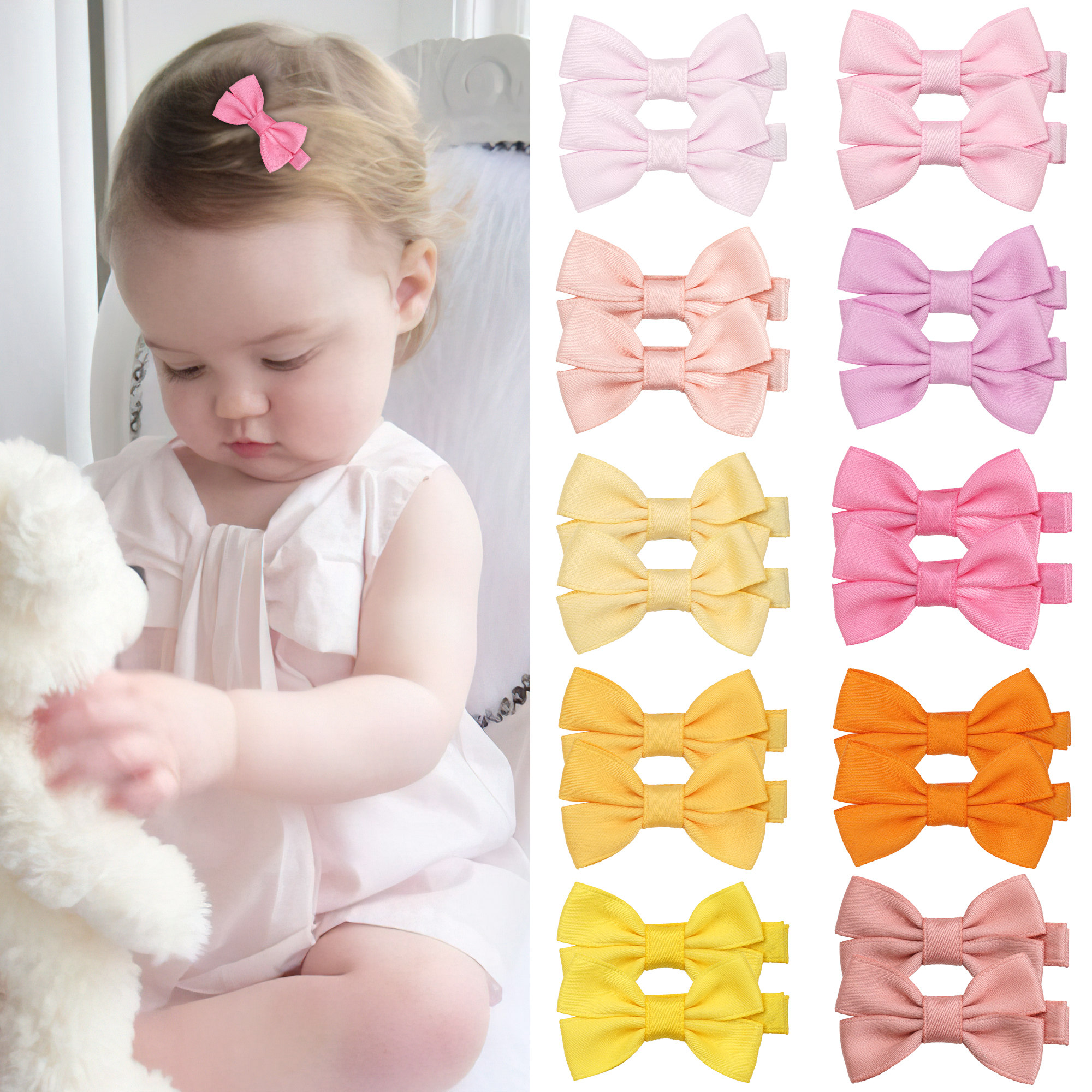 12/20 Pcs 2Inch Baby Hair Bows - огляд і ціна Tippet Line