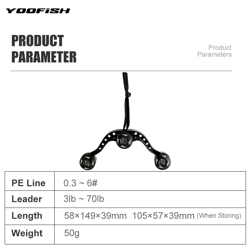 YOOFISH Fishing Tools GT FG PR - огляд і ціна Leader Line