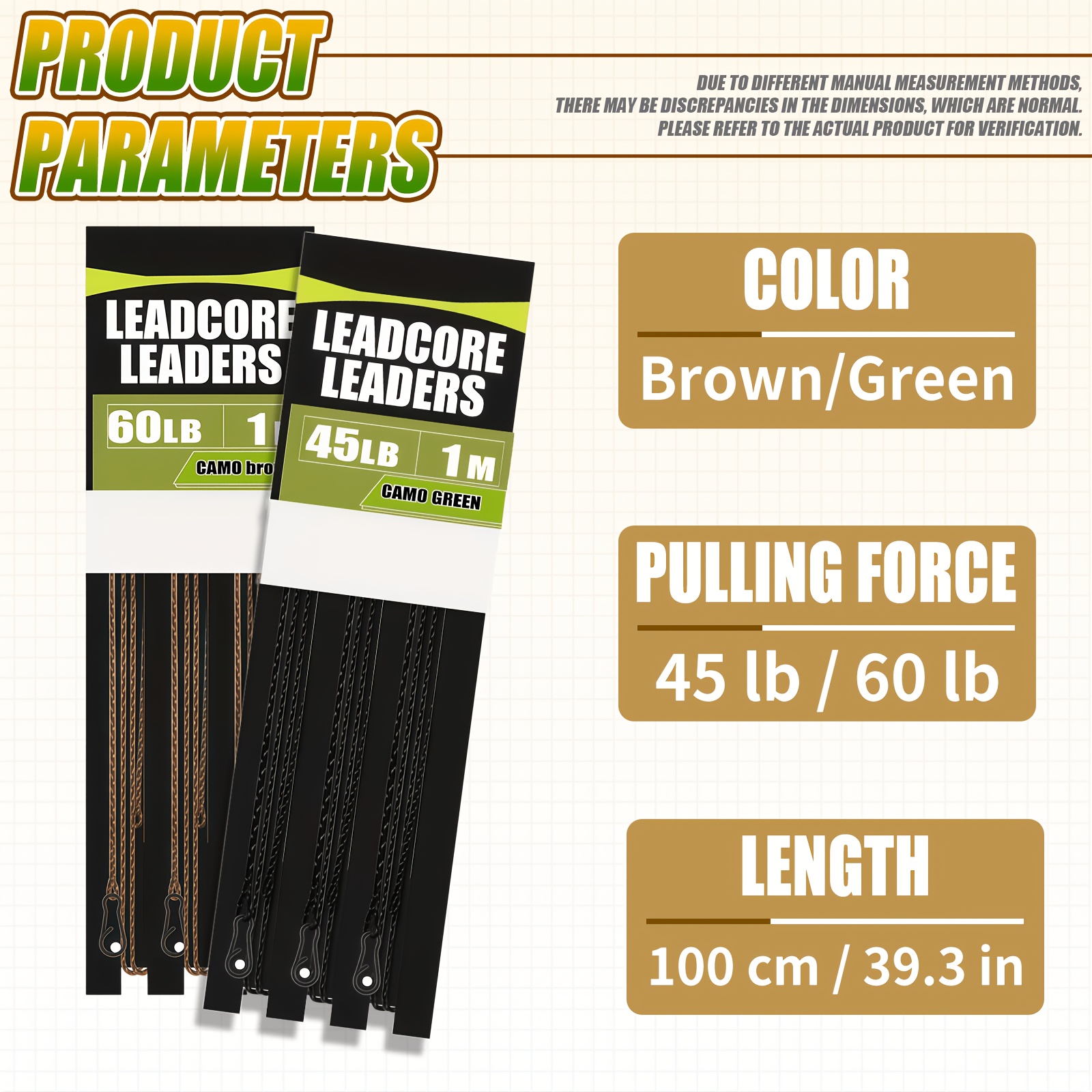 Carp Fishing Leadcore Leaders  - огляд і ціна Leader Line