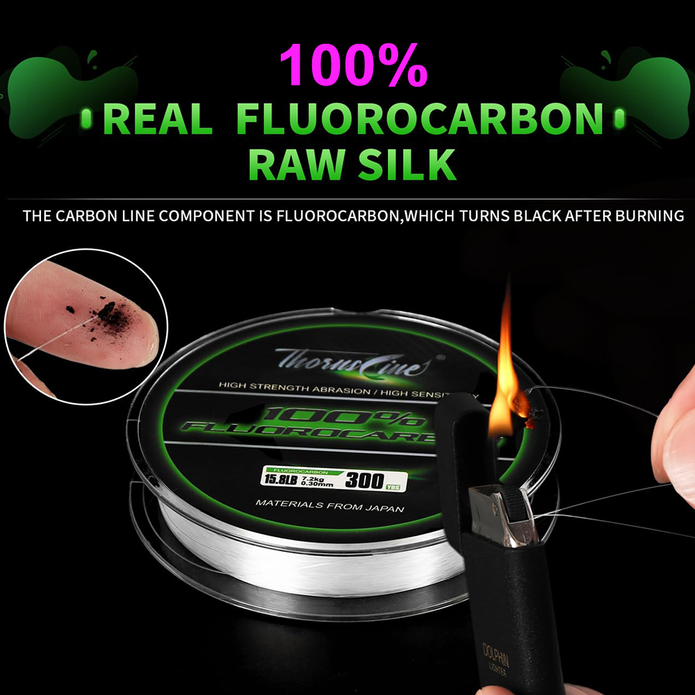 ThornsLine 100% Fluorocarbon F - огляд і ціна Copolymer Line