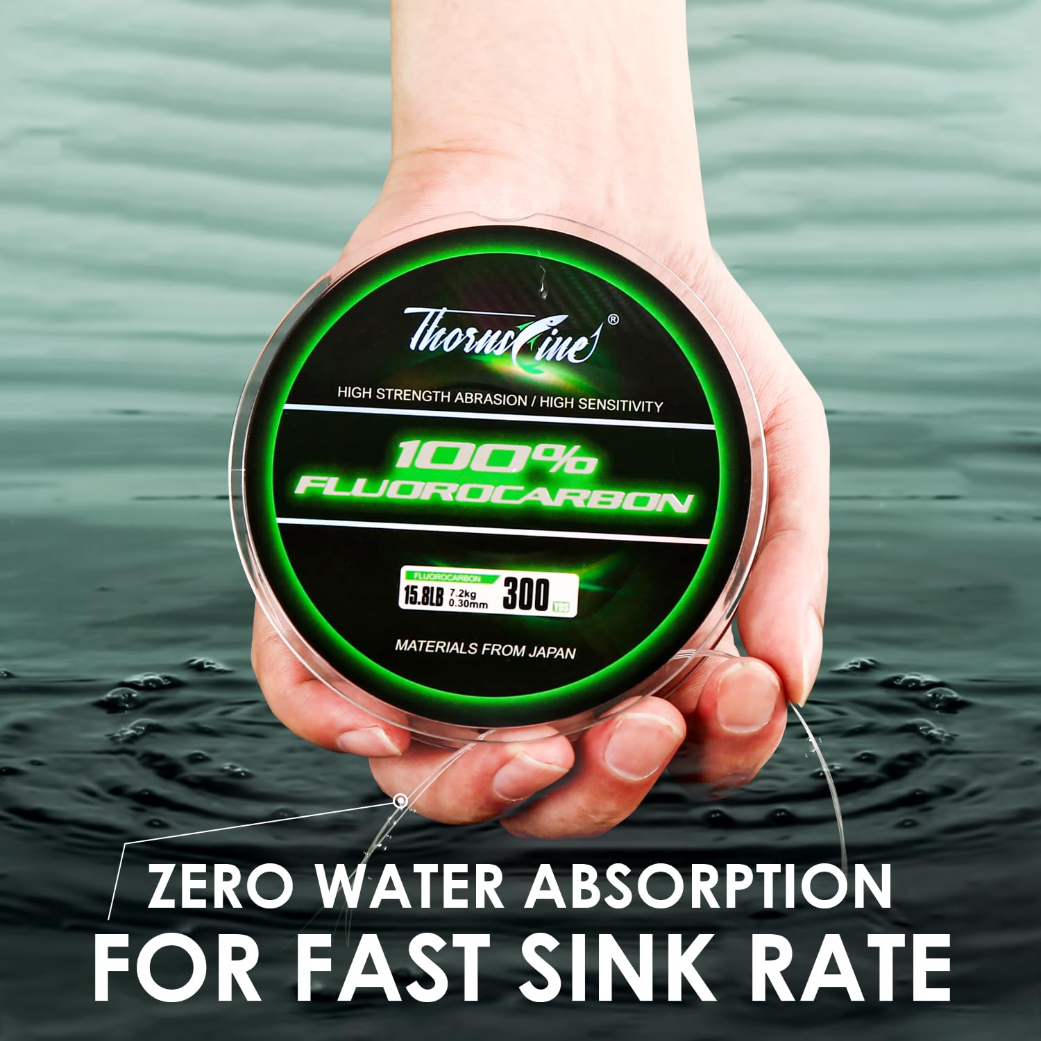 ThornsLine 100% Fluorocarbon F - огляд і ціна Copolymer Line