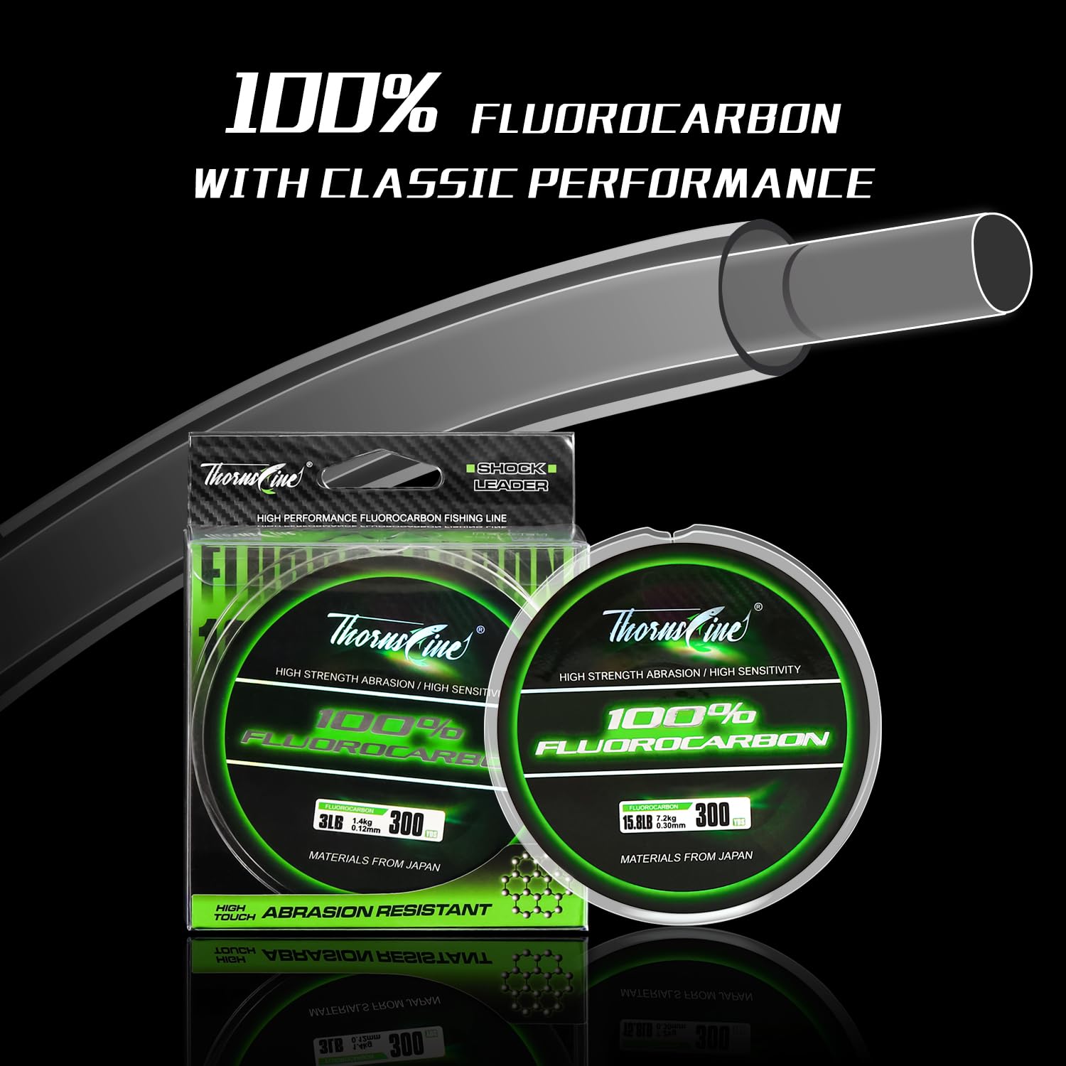 ThornsLine 100% Fluorocarbon F - огляд і ціна Copolymer Line