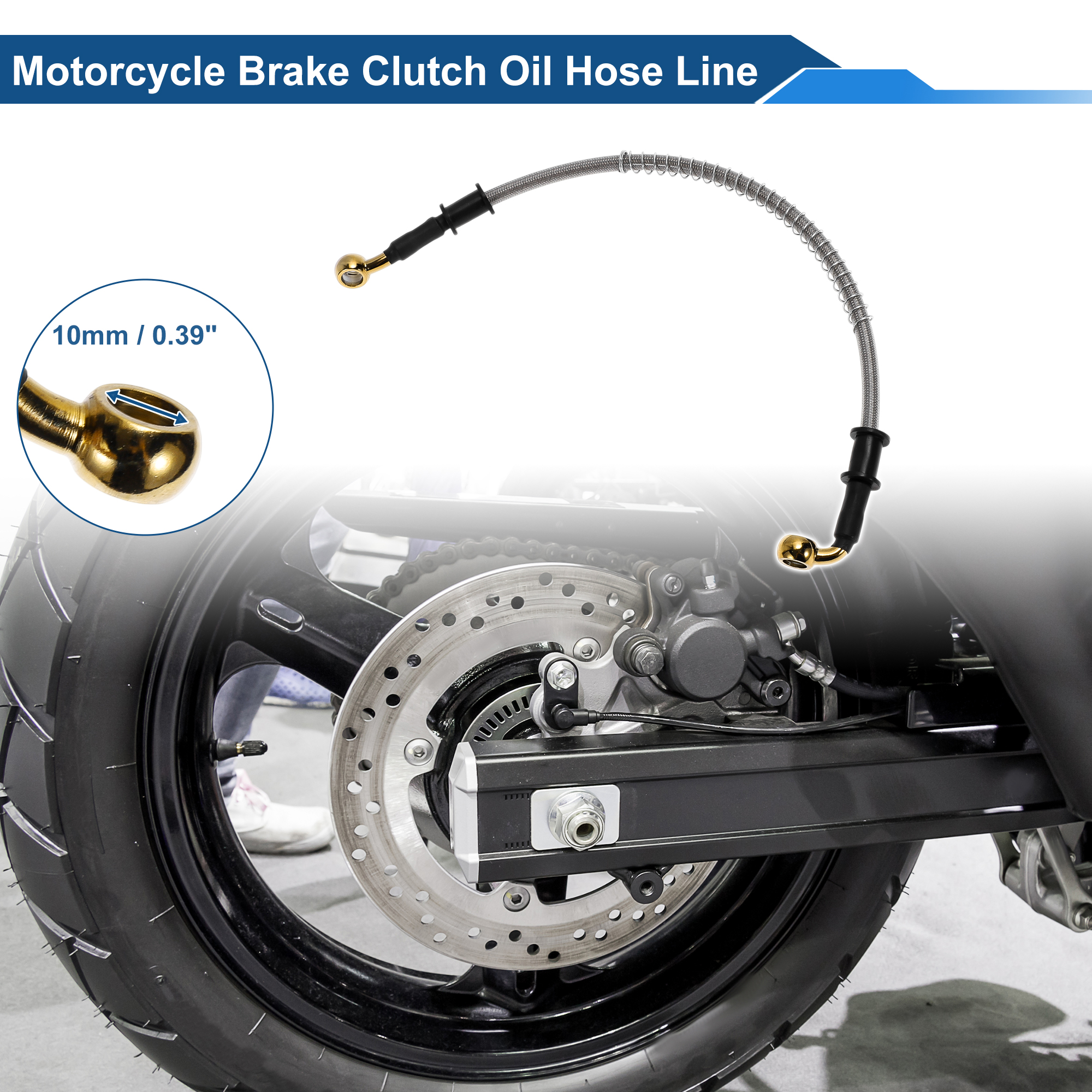 Motoforti 40cm Motorcycle Brak - огляд і ціна Braided Line