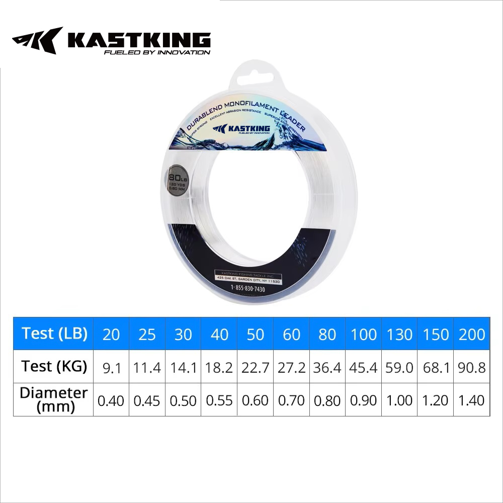 KastKing 20-200LB 110M 0.40-1. - огляд і ціна Copolymer Line