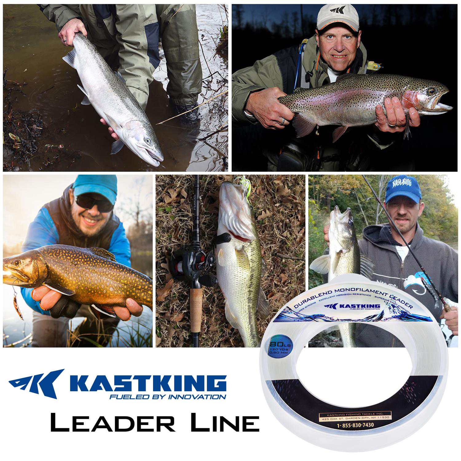 KastKing 20-200LB 110M 0.40-1. - огляд і ціна Copolymer Line