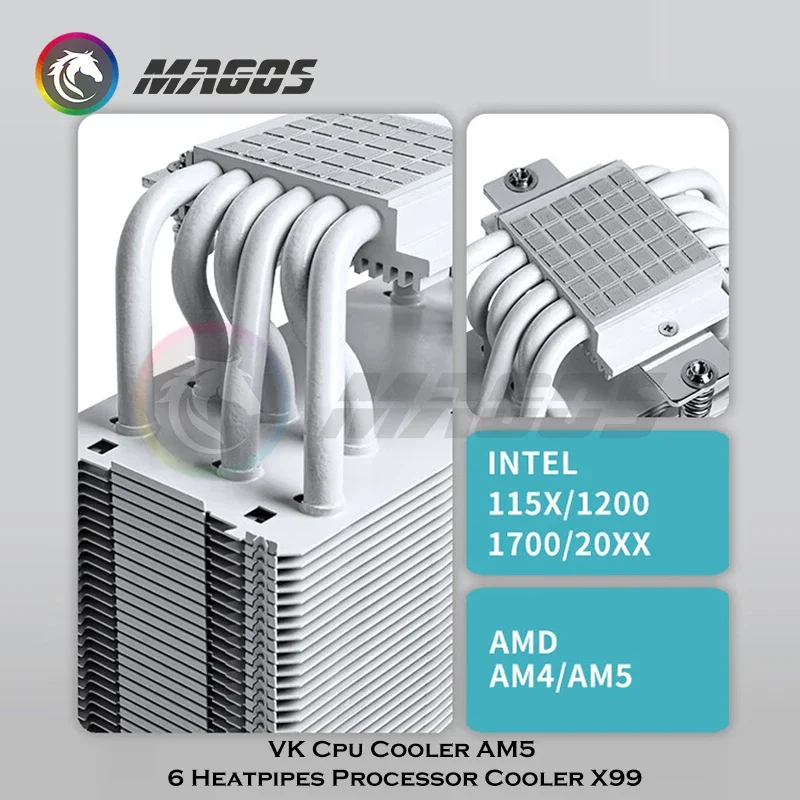 VK LGA 1700 CPU Cooler Compute - огляд і ціна Fly Line