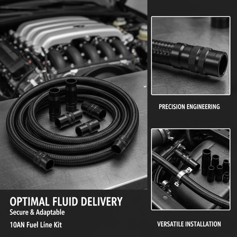 Fuel Hose Assembly 10FT For En - огляд і ціна Braided Line