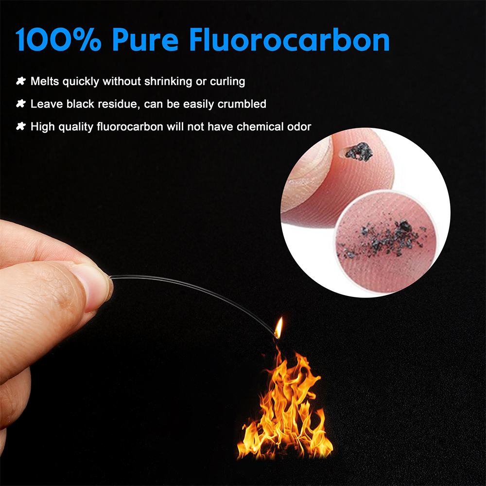 10Pcs Fluorocaron Fishing Lead - огляд і ціна Fluorocarbon Line
