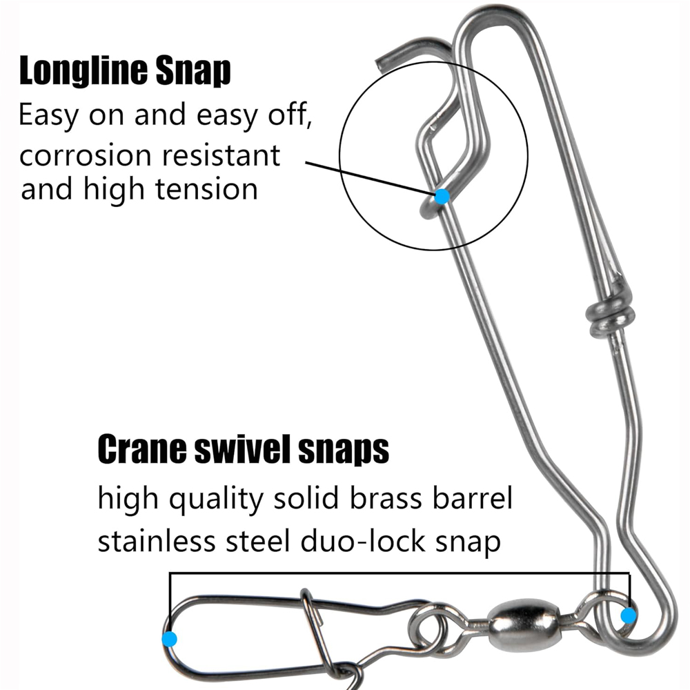5Pcs Decoy Long Line Clips Lon - огляд і ціна Saltwater Line