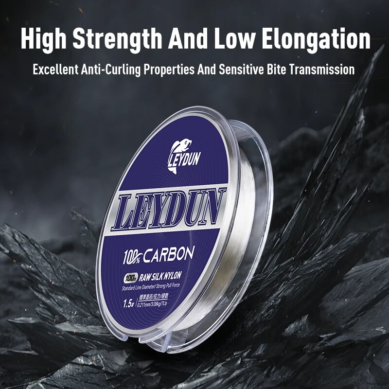 LEYDUN 100% Carbon Fishing Lin - огляд і ціна Copolymer Line