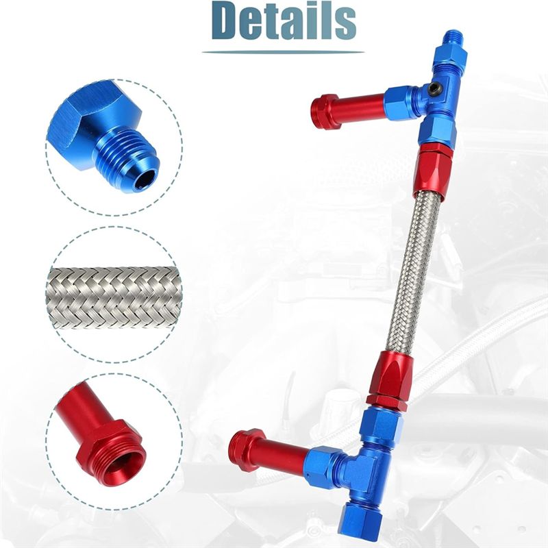 4150 Carburetor Fuel Line Kit  - огляд і ціна Braided Line